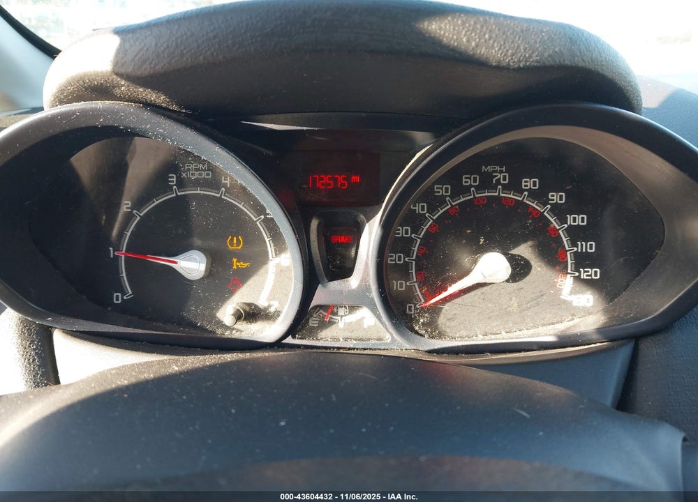 2012 FORD FIESTA S VIN: 3FADP4AJ9CM187046