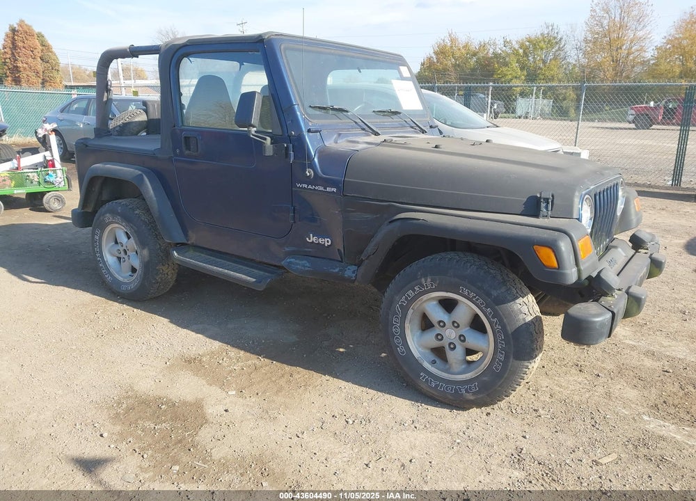2000 JEEP WRANGLER SE VIN: 1J4FA29P9YP735124