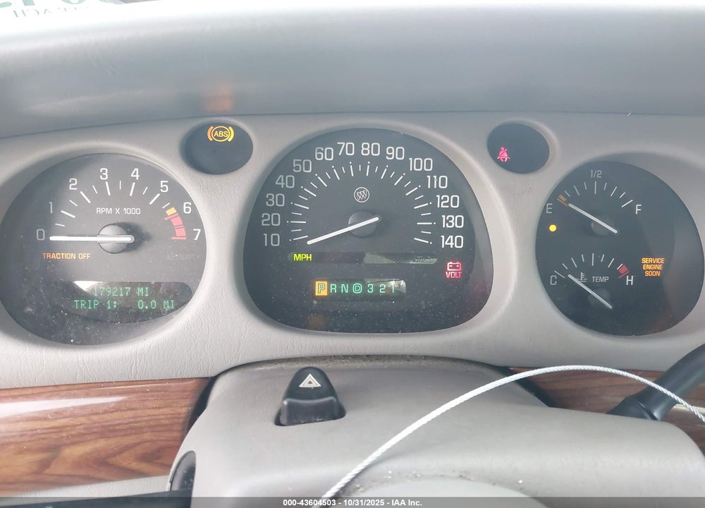 2003 BUICK LESABRE CUSTOM VIN: 1G4HP52K93U251893