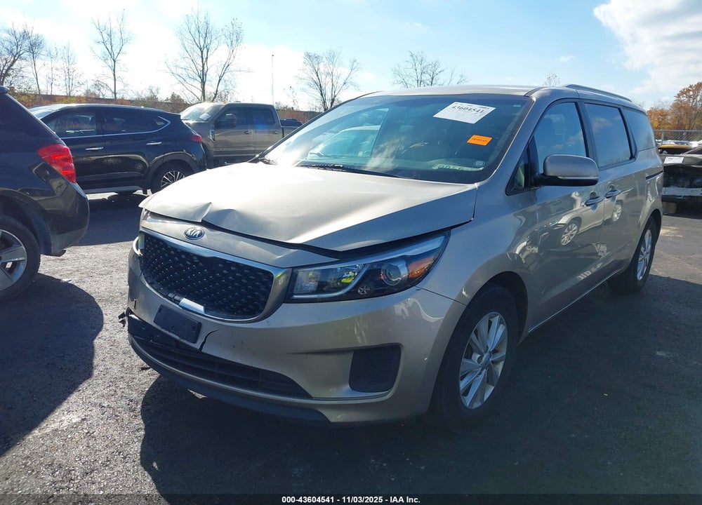 2016 KIA SEDONA LX VIN: KNDMB5C14G6195170
