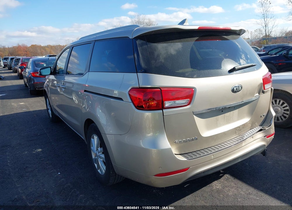 2016 KIA SEDONA LX VIN: KNDMB5C14G6195170