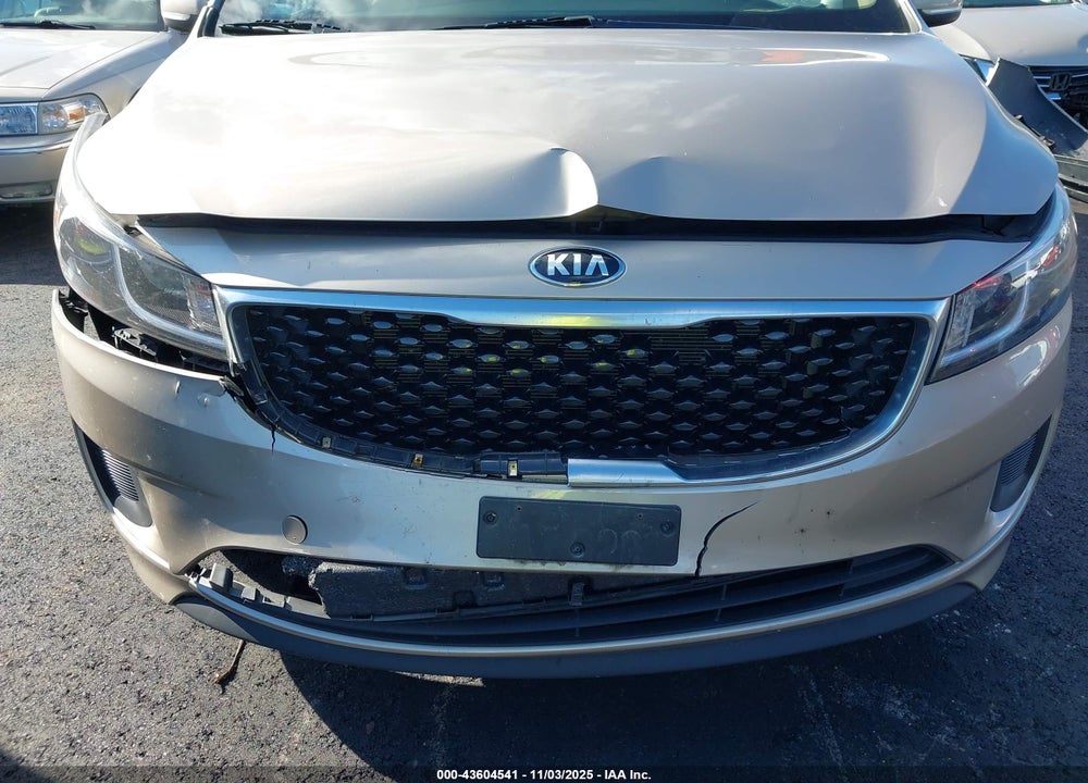 2016 KIA SEDONA LX VIN: KNDMB5C14G6195170