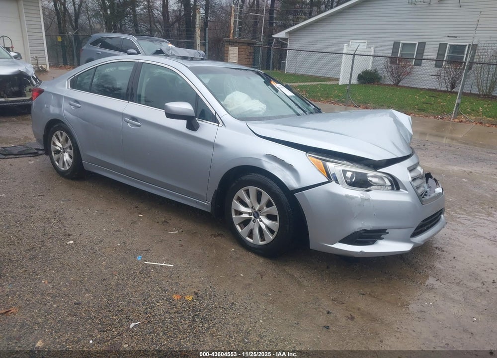 2016 SUBARU LEGACY 2.5I PREMIUM VIN: 4S3BNAD60G3022992