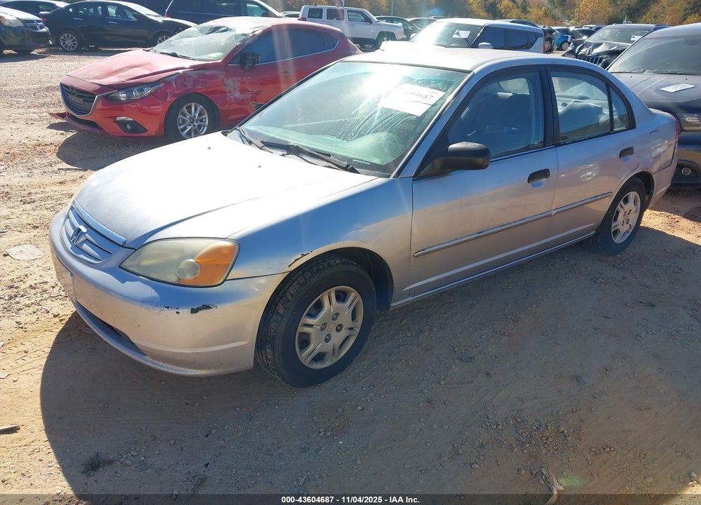 2001 HONDA CIVIC LX VIN: 2HGES16511H529772