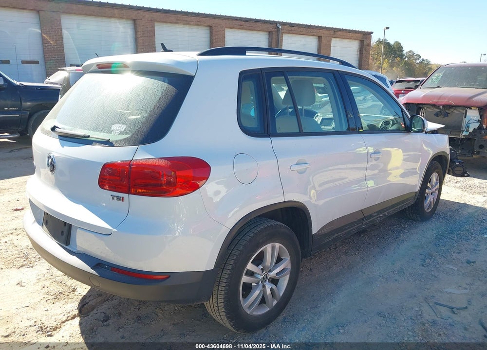2016 VOLKSWAGEN TIGUAN S VIN: WVGAV7AX0GW574689