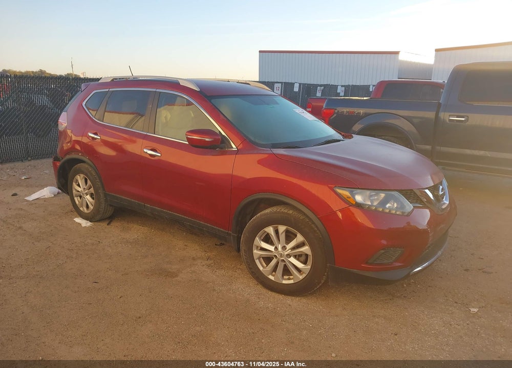 2015 NISSAN ROGUE SV VIN: 5N1AT2MT5FC926893