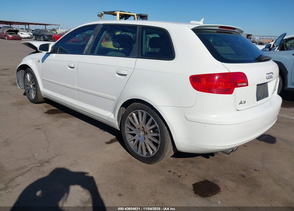2006 AUDI A3 2.0T VIN: WAUMF78P46A055979