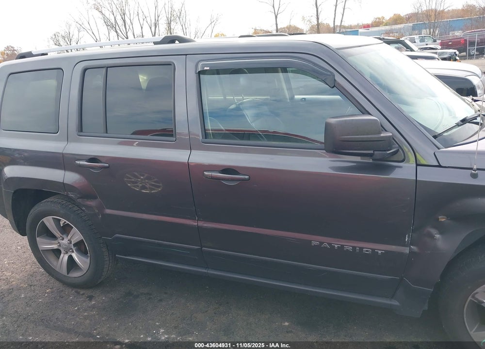 2016 JEEP PATRIOT HIGH ALTITUDE EDITION VIN: 1C4NJPFA7GD528004