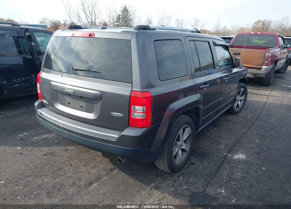 2016 JEEP PATRIOT HIGH ALTITUDE EDITION VIN: 1C4NJPFA7GD528004