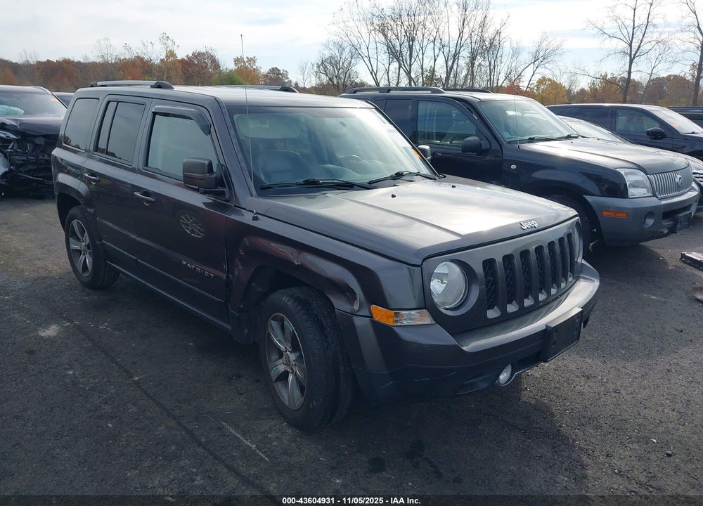 2016 JEEP PATRIOT HIGH ALTITUDE EDITION VIN: 1C4NJPFA7GD528004