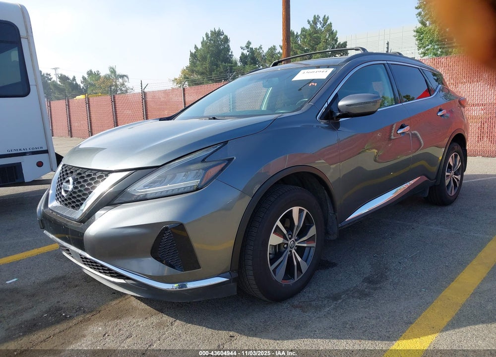 2019 NISSAN MURANO SV VIN: 5N1AZ2MJ6KN142430
