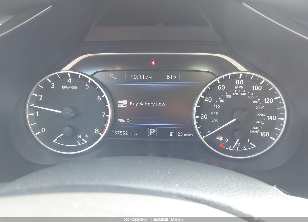 2019 NISSAN MURANO SV VIN: 5N1AZ2MJ6KN142430