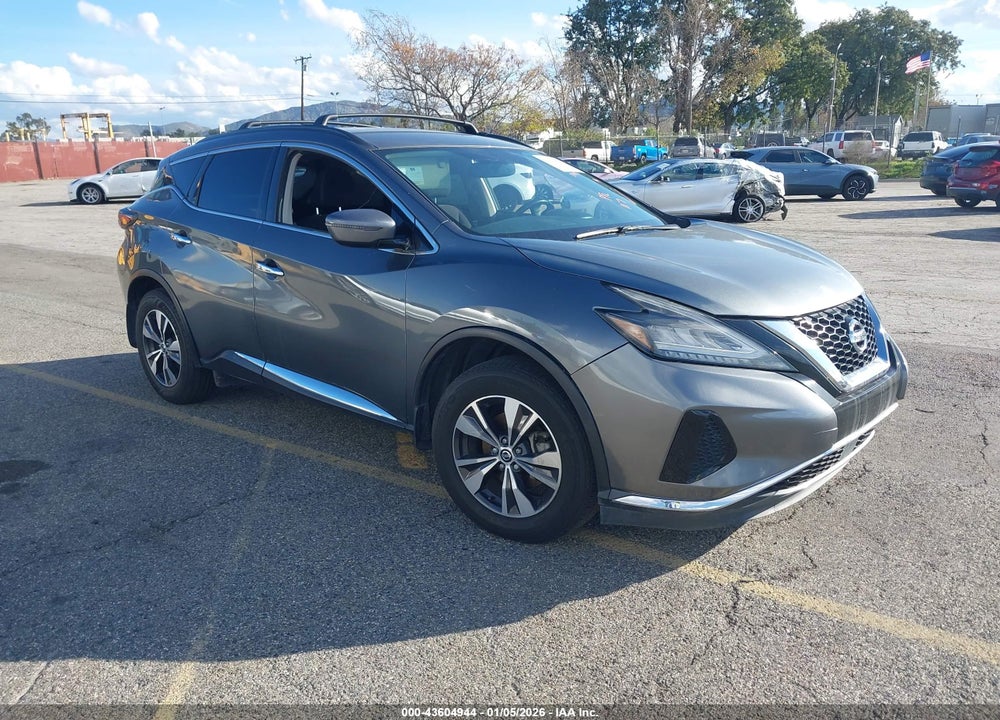 2019 NISSAN MURANO SV VIN: 5N1AZ2MJ6KN142430