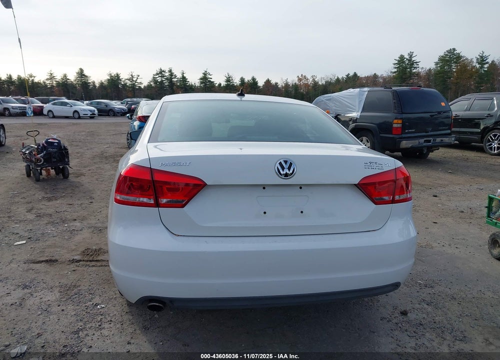 2013 VOLKSWAGEN PASSAT 2.5L SE VIN: 1VWBP7A30DC034530