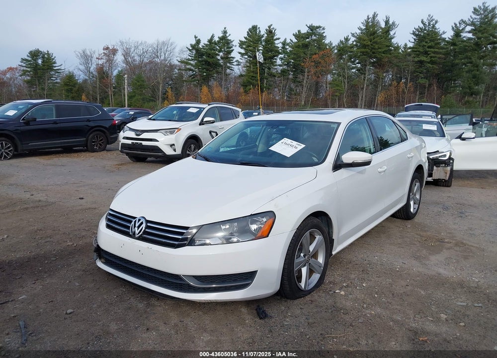 2013 VOLKSWAGEN PASSAT 2.5L SE VIN: 1VWBP7A30DC034530