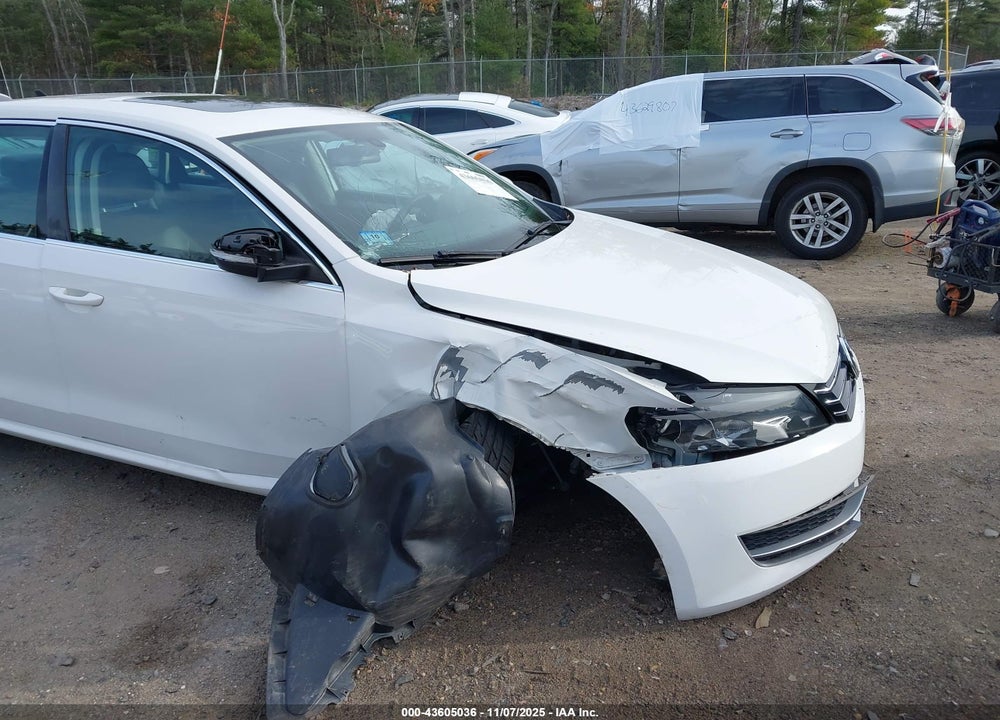 2013 VOLKSWAGEN PASSAT 2.5L SE VIN: 1VWBP7A30DC034530