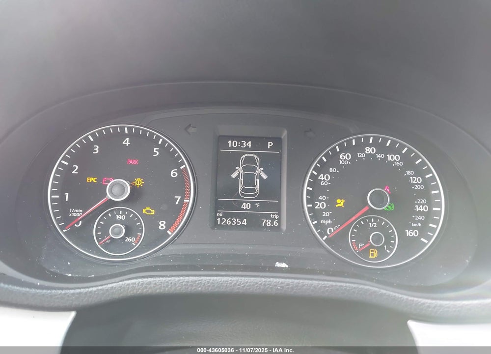 2013 VOLKSWAGEN PASSAT 2.5L SE VIN: 1VWBP7A30DC034530