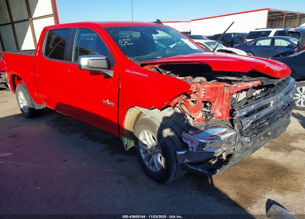 2021 CHEVROLET SILVERADO 1500 2WD  SHORT BED LT VIN: 3GCPWCED4MG420050