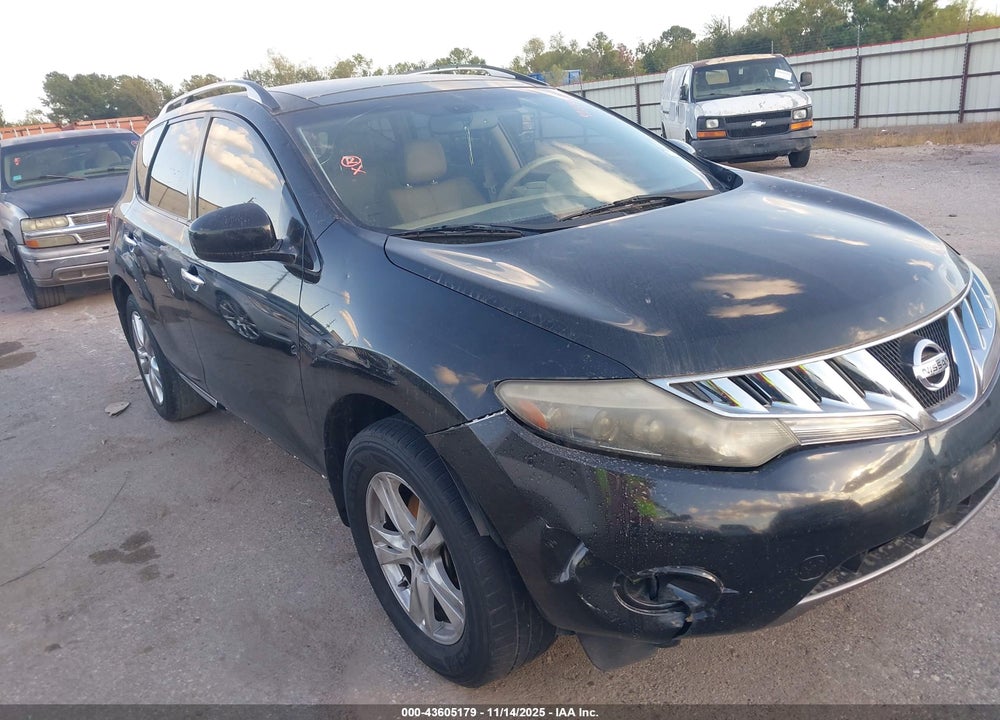 2010 NISSAN MURANO LE VIN: JN8AZ1MU9AW000983