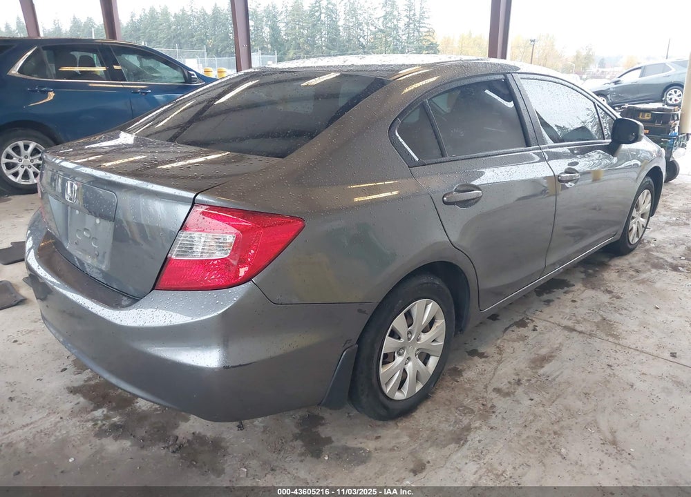 2012 HONDA CIVIC LX VIN: 19XFB2F53CE327863