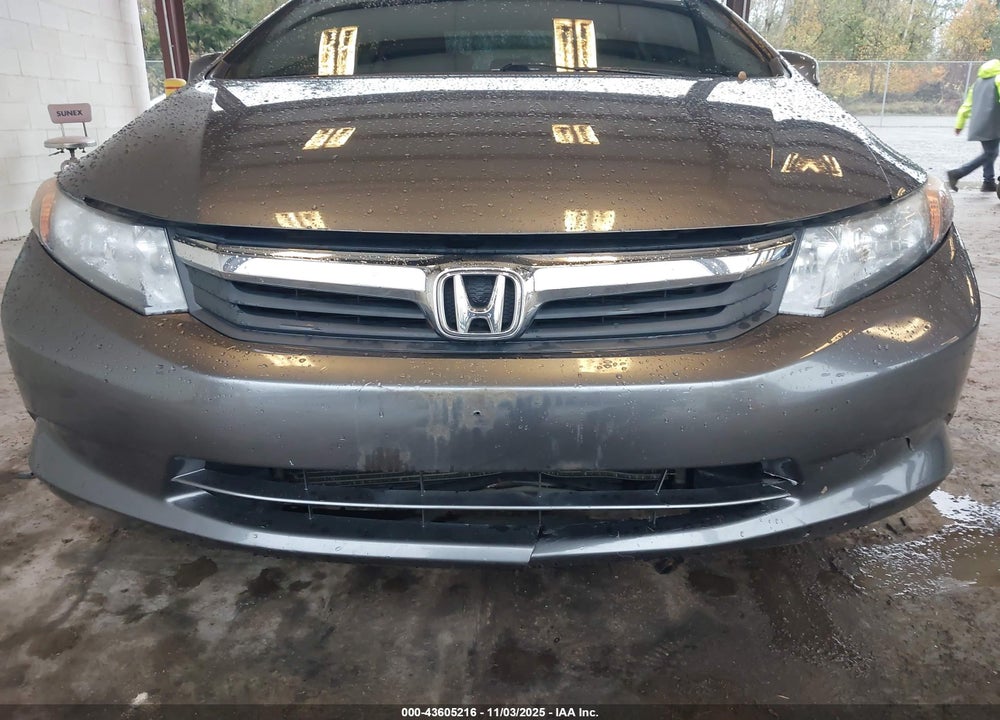 2012 HONDA CIVIC LX VIN: 19XFB2F53CE327863