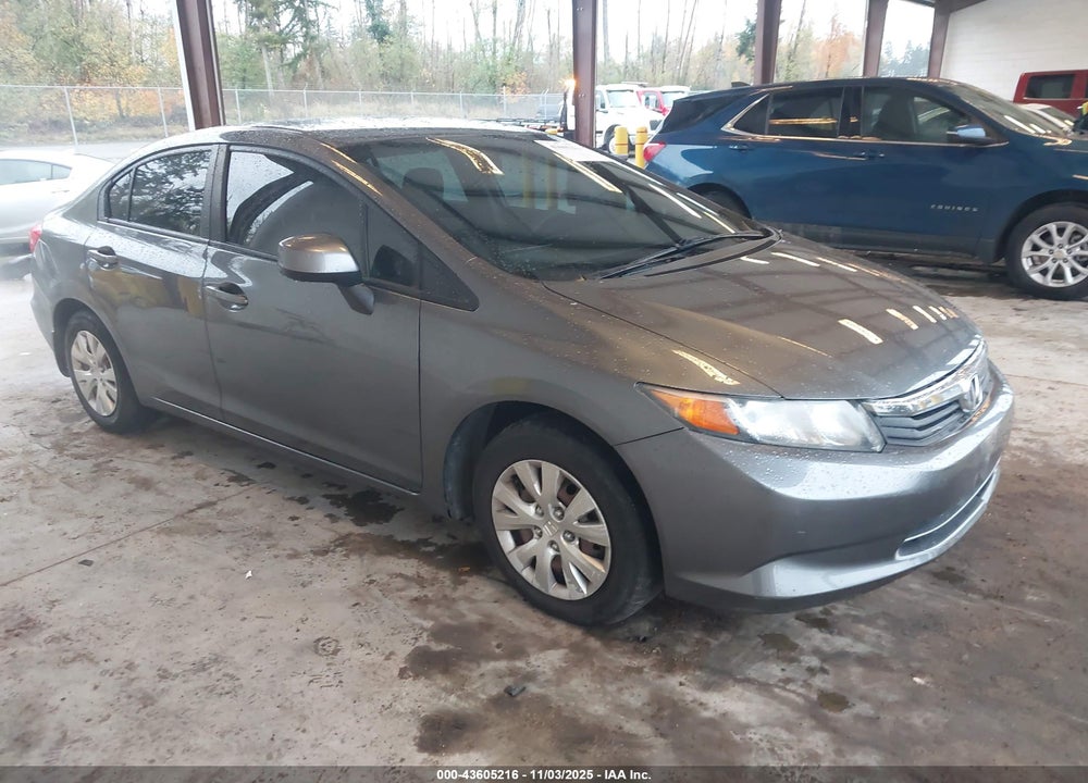 2012 HONDA CIVIC LX VIN: 19XFB2F53CE327863