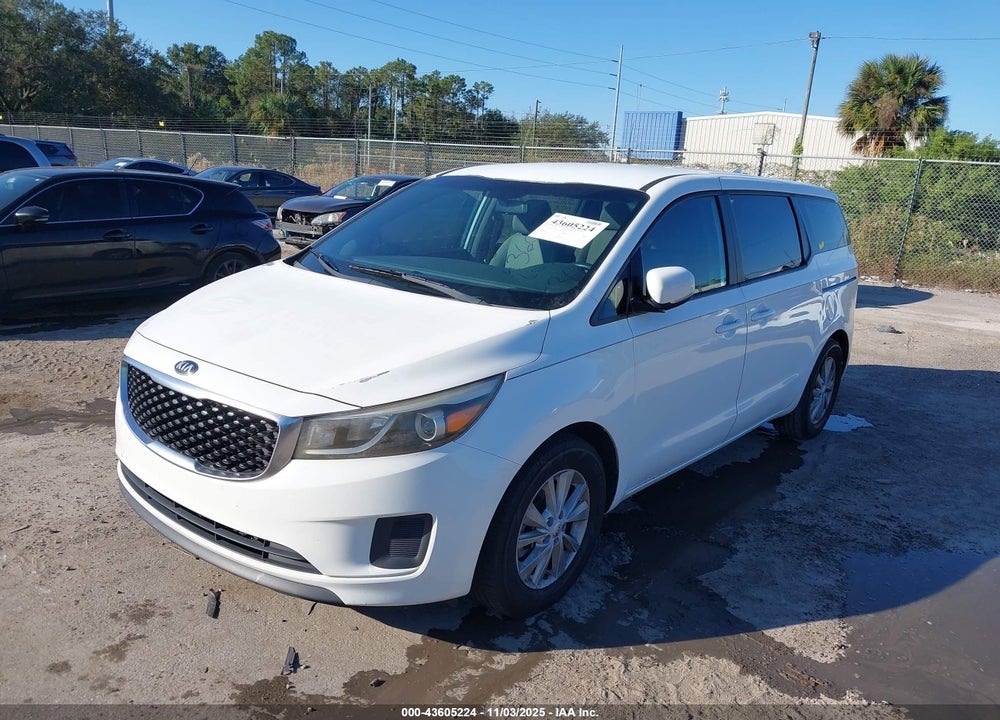 2015 KIA SEDONA L VIN: KNDMA5C13F6014920