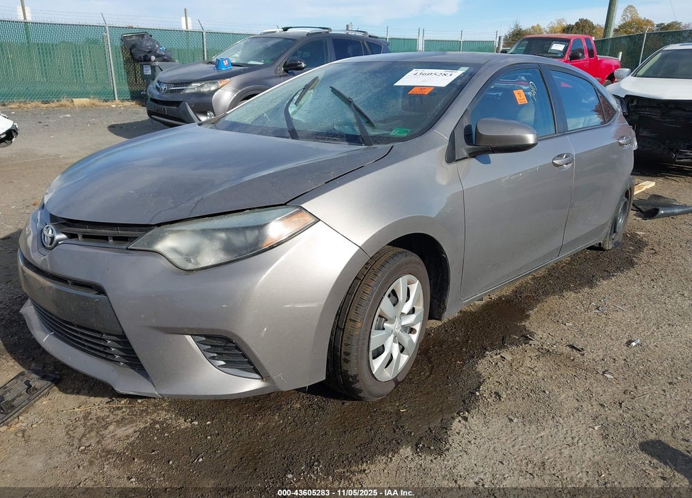 2015 TOYOTA COROLLA VIN: 2T1BURHE6FC296111