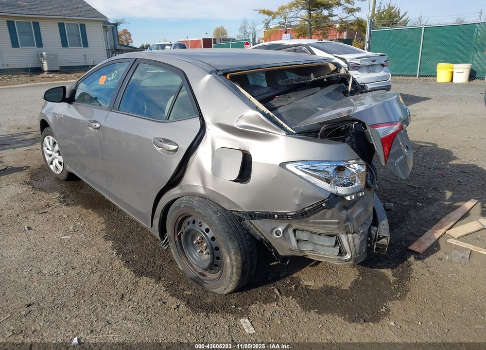 2015 TOYOTA COROLLA VIN: 2T1BURHE6FC296111