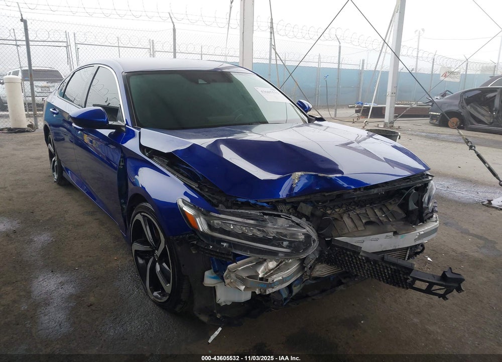 2019 HONDA ACCORD SPORT VIN: 1HGCV1F31KA032718