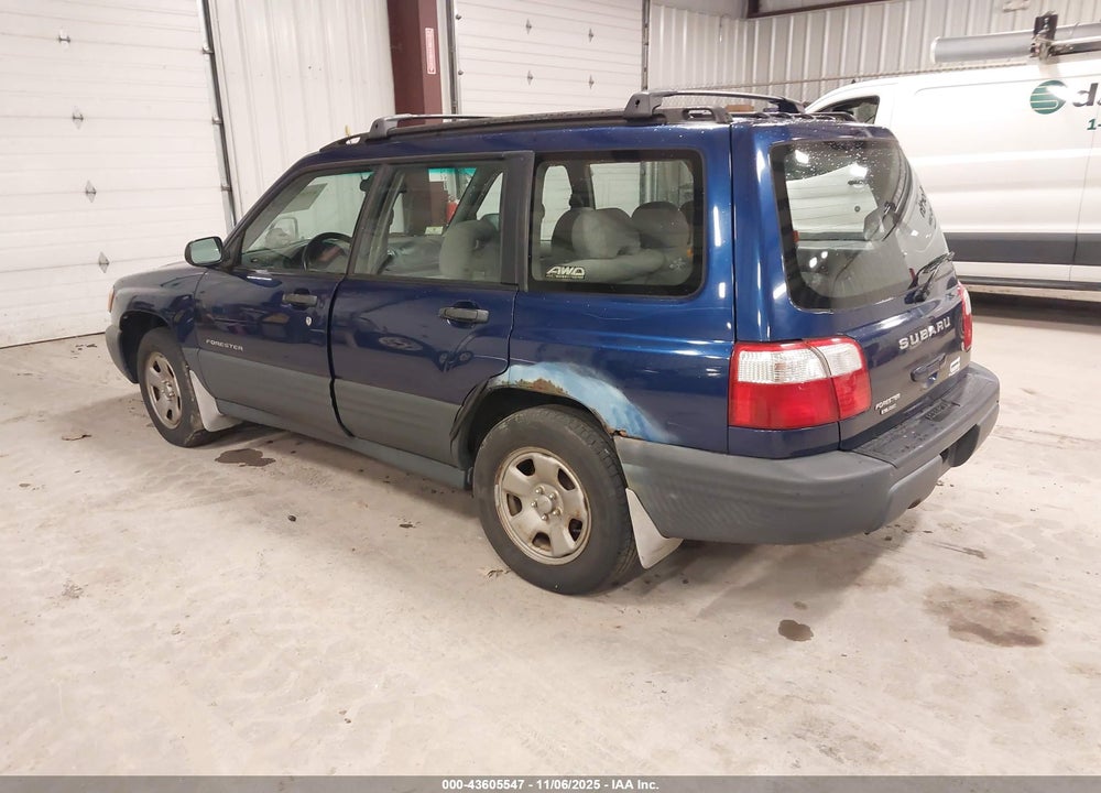 2001 SUBARU FORESTER L VIN: JF1SF63541H757994