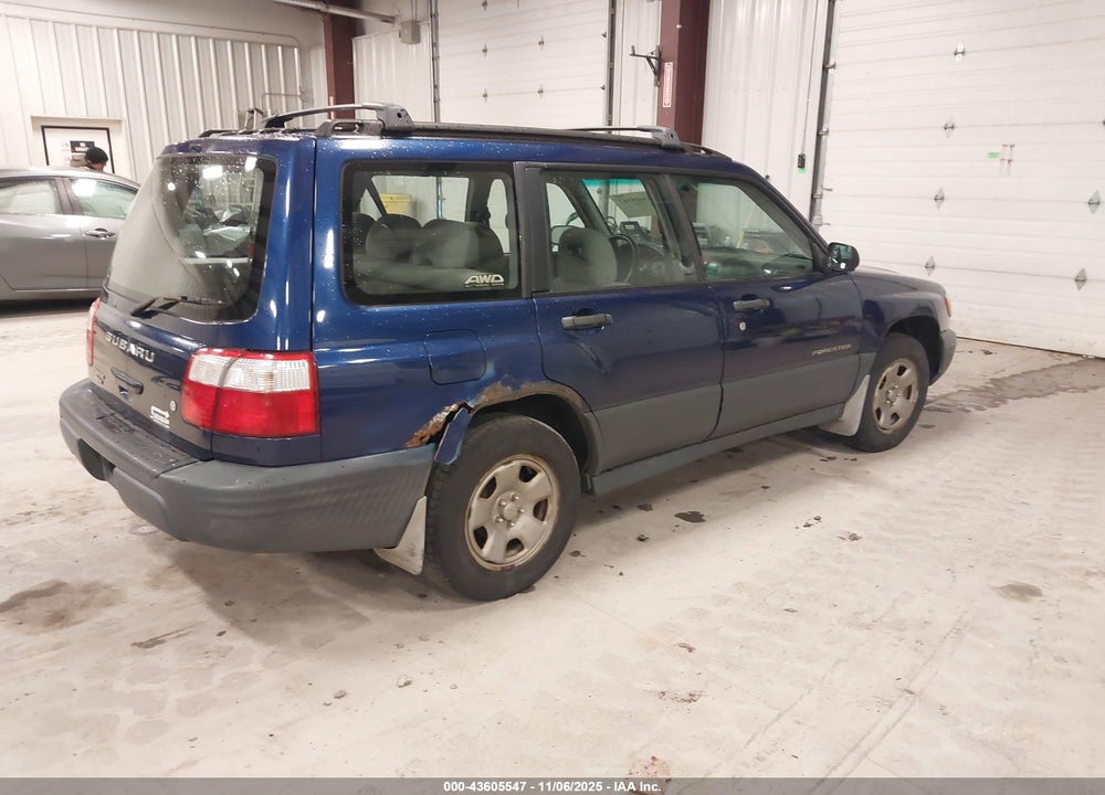 2001 SUBARU FORESTER L VIN: JF1SF63541H757994