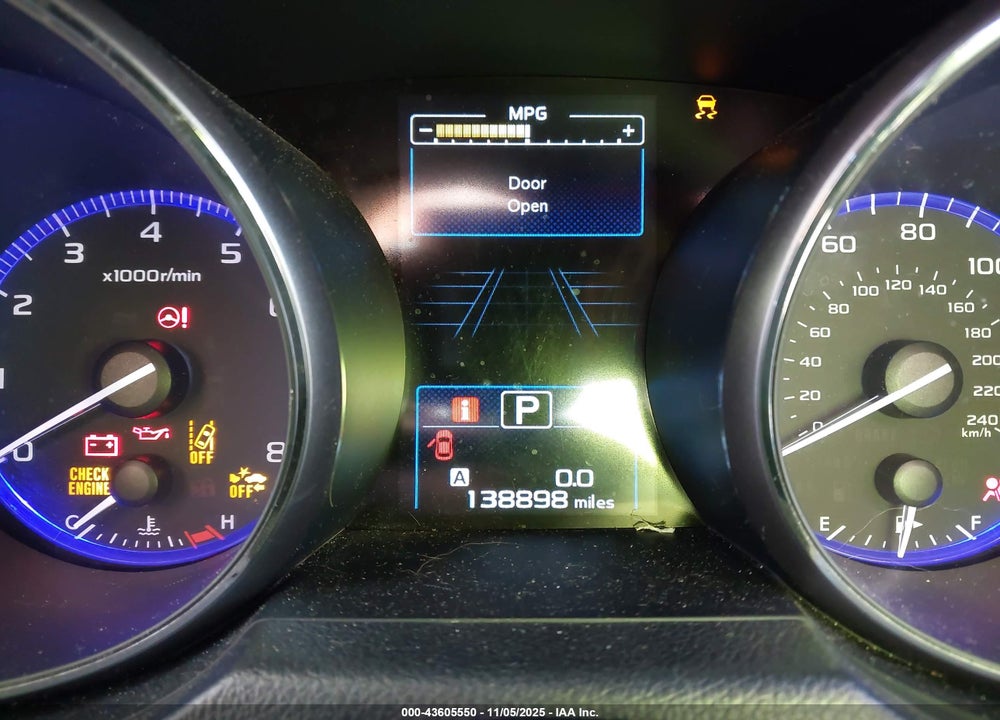 2019 SUBARU OUTBACK 2.5I PREMIUM VIN: 4S4BSAHC0K3369011