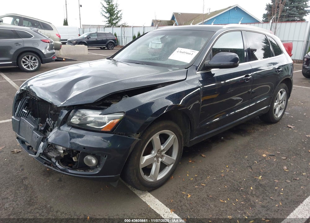 2012 AUDI Q5 2.0T PREMIUM VIN: WA1LFAFP8CA064933