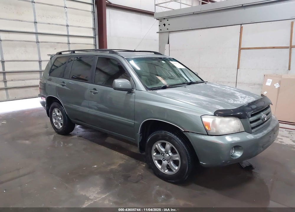 2005 TOYOTA HIGHLANDER V6 VIN: JTEEP21A250100253