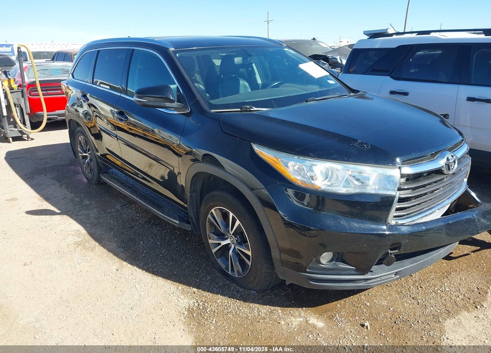 2016 TOYOTA HIGHLANDER XLE V6 VIN: 5TDKKRFH5GS138077