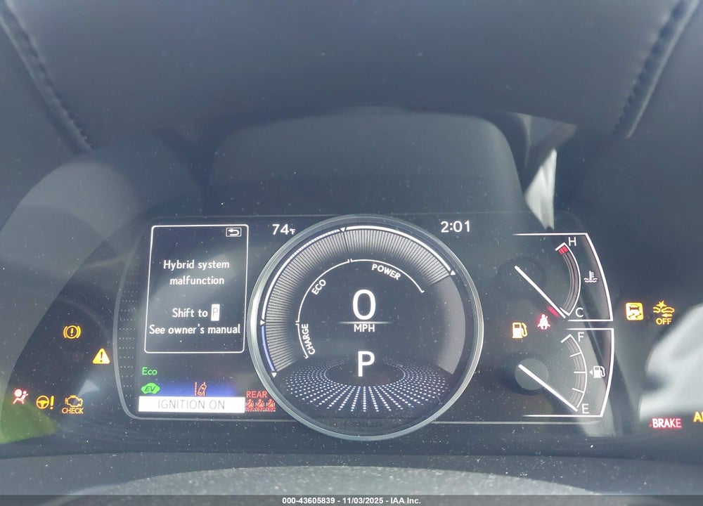 2021 LEXUS ES 300H VIN: 58ACA1C19MU002868