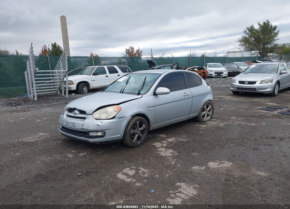2007 HYUNDAI ACCENT SE VIN: KMHCN36C37U031467