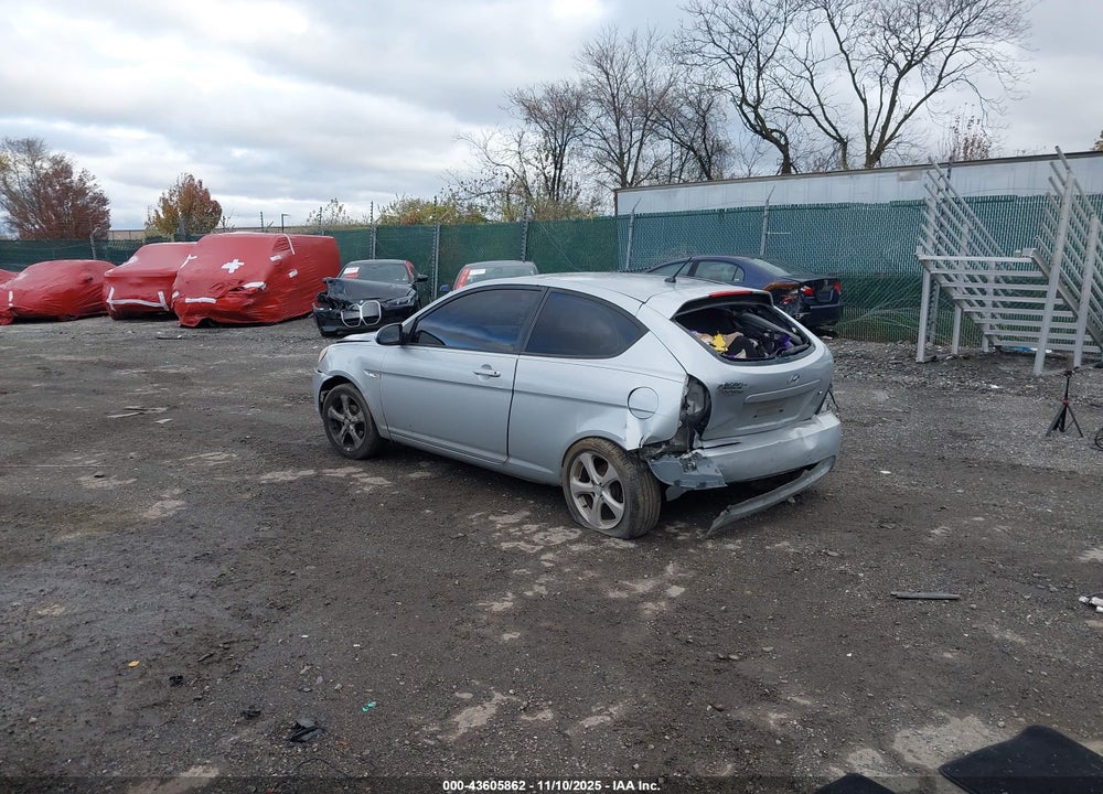 2007 HYUNDAI ACCENT SE VIN: KMHCN36C37U031467