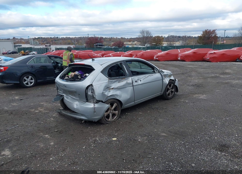 2007 HYUNDAI ACCENT SE VIN: KMHCN36C37U031467