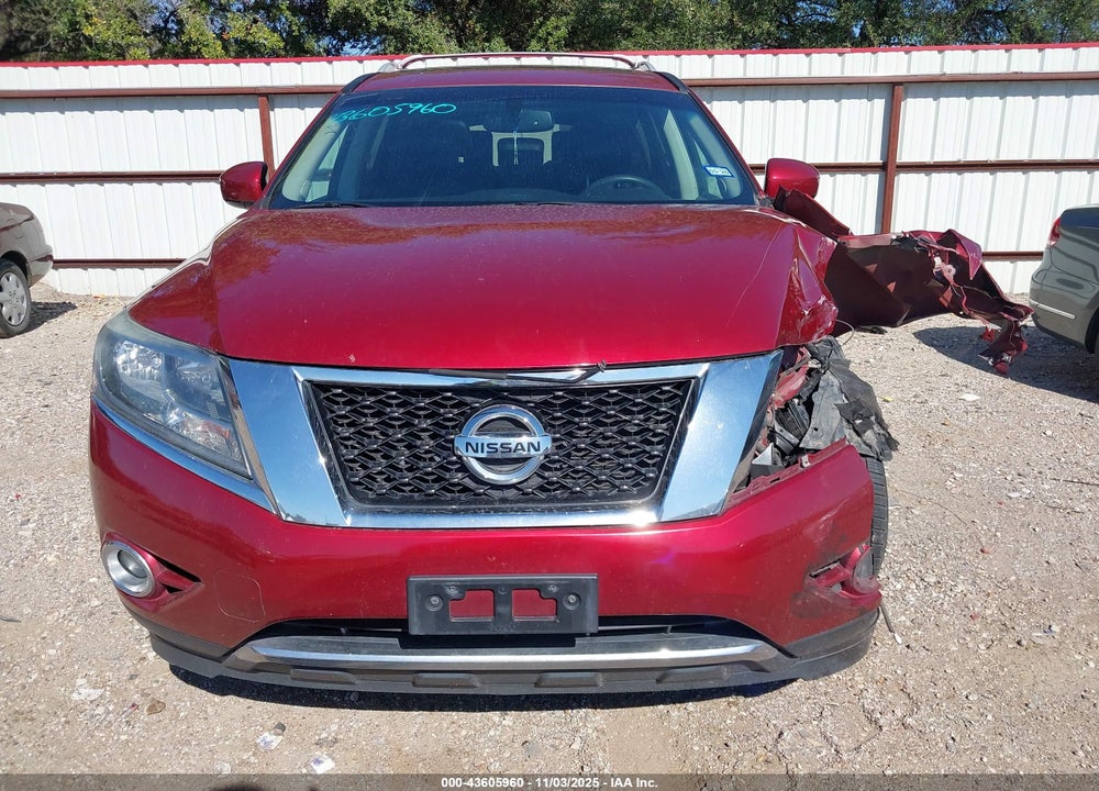 2013 NISSAN PATHFINDER SL VIN: 5N1AR2MN8DC678569