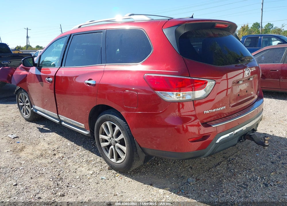 2013 NISSAN PATHFINDER SL VIN: 5N1AR2MN8DC678569