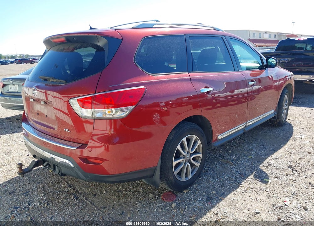 2013 NISSAN PATHFINDER SL VIN: 5N1AR2MN8DC678569