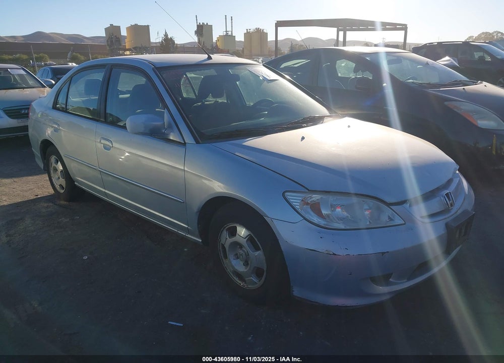 2005 HONDA CIVIC HYBRID VIN: JHMES96695S020063
