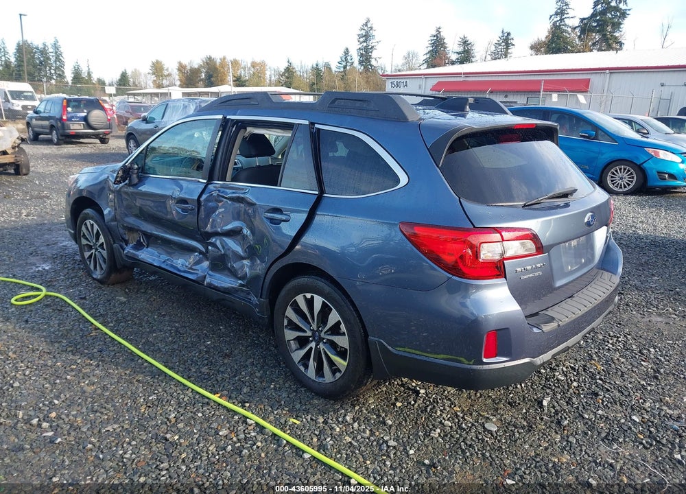 2016 SUBARU OUTBACK 2.5I LIMITED VIN: 4S4BSANCXG3306574