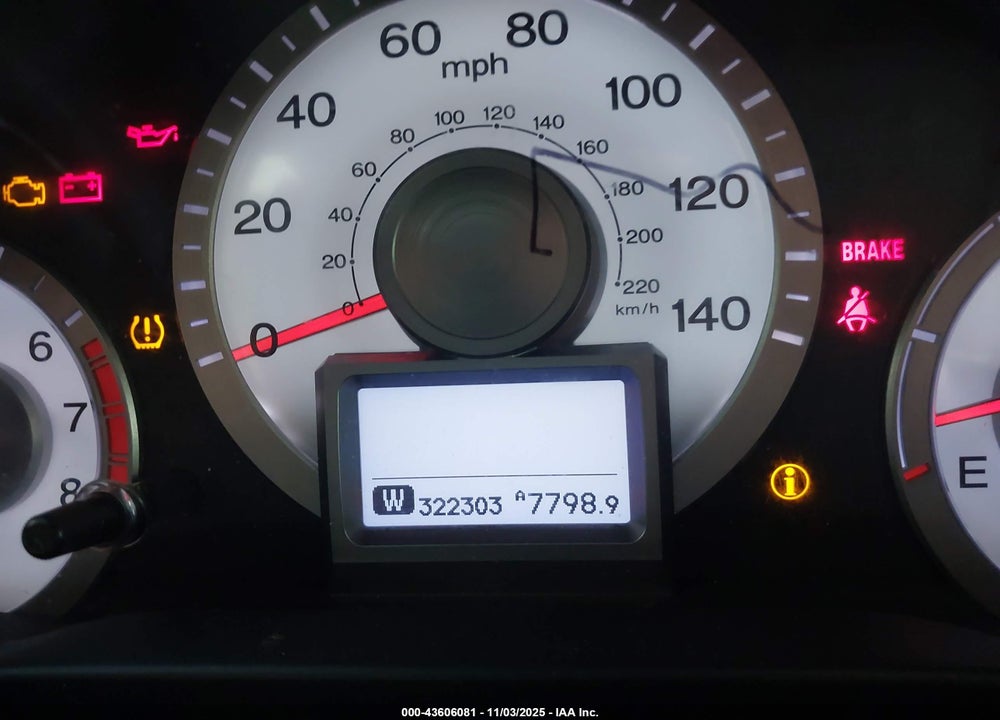 2010 HONDA PILOT TOURING VIN: 5FNYF3H8XAB023446