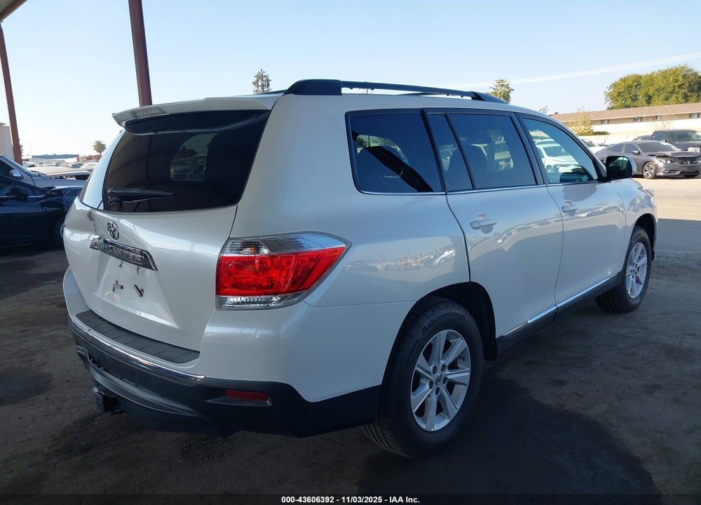 2013 TOYOTA HIGHLANDER BASE PLUS V6 VIN: 5TDZK3EH7DS135884