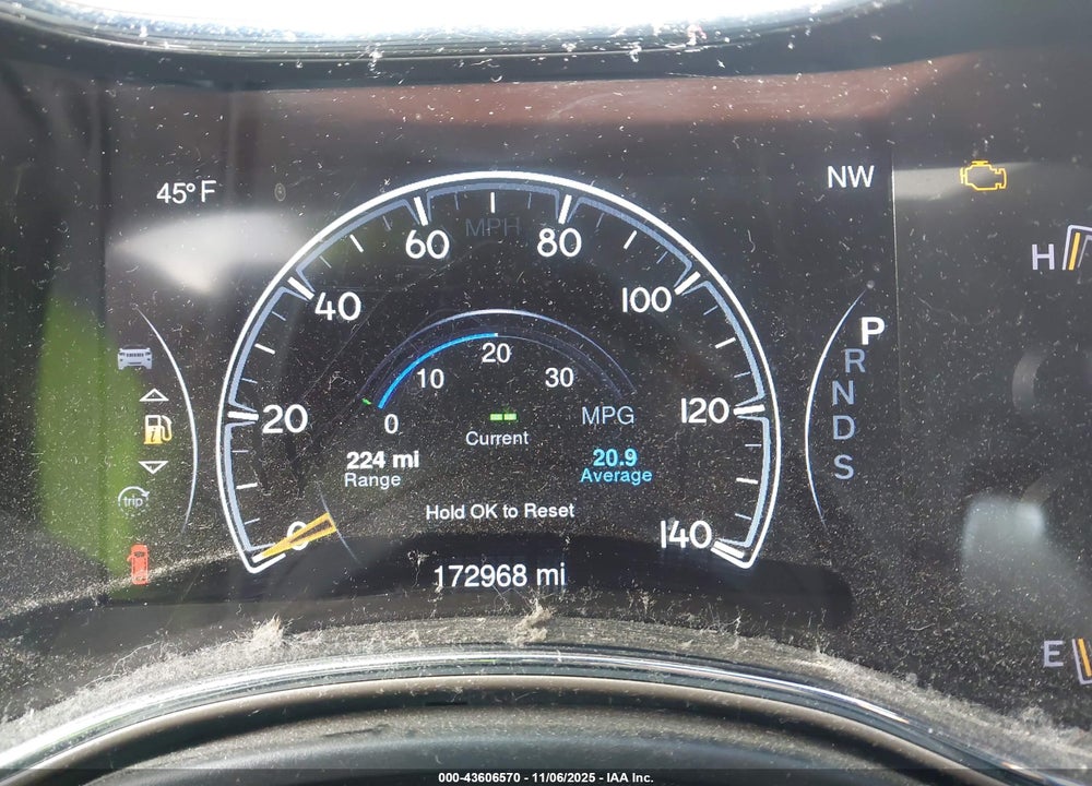 2015 JEEP GRAND CHEROKEE VIN: 1C4RJFAG2FC603932