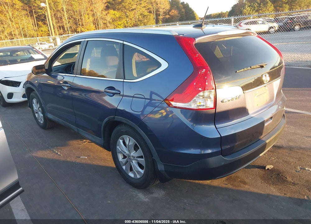 2013 HONDA CR-V EX-L VIN: 2HKRM3H72DH522278
