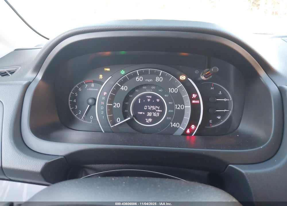 2013 HONDA CR-V EX-L VIN: 2HKRM3H72DH522278